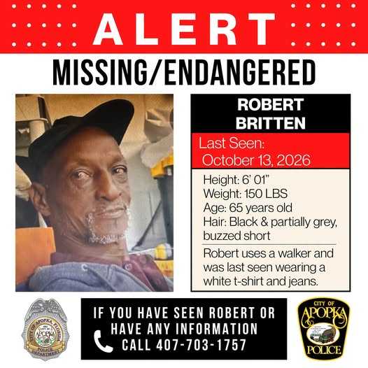 Apopka police searching for missing, endangered 65-year-old man — WESH 2 Orlando, Lake Mary Community news