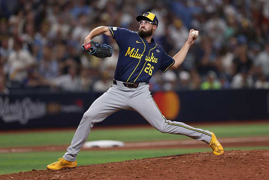 Brewers relief pitcher breaks postseason record — Lake Mary Sports news