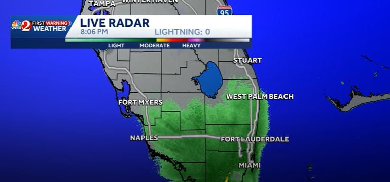 Busy radar with clear skies in Florida? What's happening? — WESH 2 Orlando, Lake Mary Community news