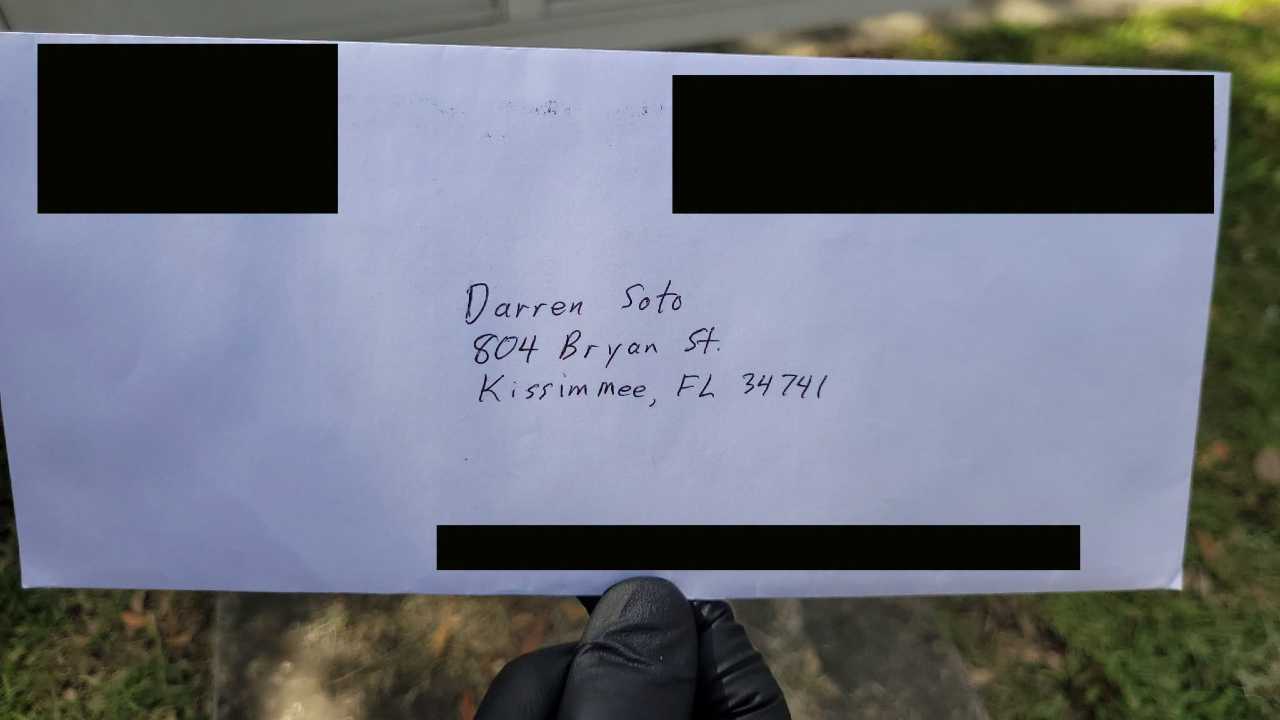 Envelope with suspicious substance intercepted at Kissimmee office of US Rep. Darren Soto — WESH 2 Orlando