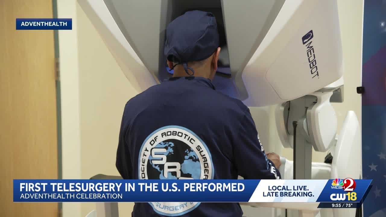 AdventHealth celebrates first robotic telesurgery in the U.S. — Lake Mary Health news