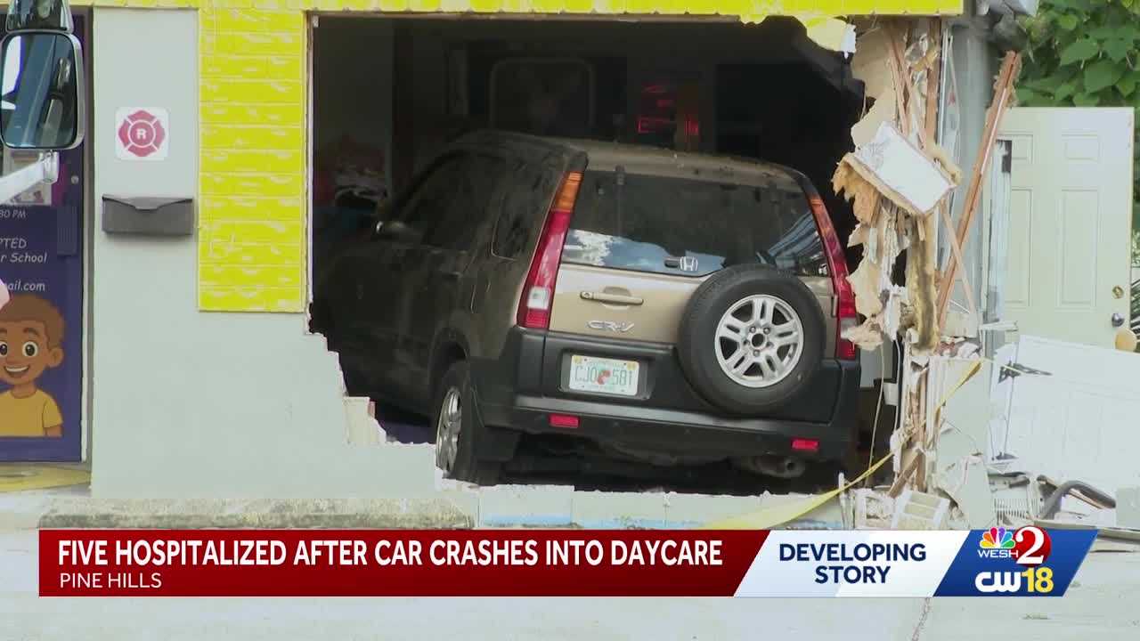 3 children among 5 hospitalized after SUV crashes into Pine Hills daycare, FHP says — WESH 2 Orlando, Lake Mary Health news