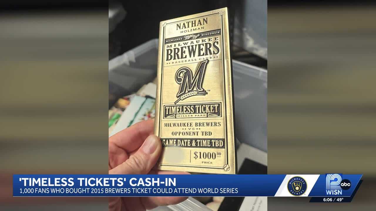 Brewers fan hopes 'Timeless Ticket' secures World Series seat — WESH 2 Orlando, Lake Mary Sports news