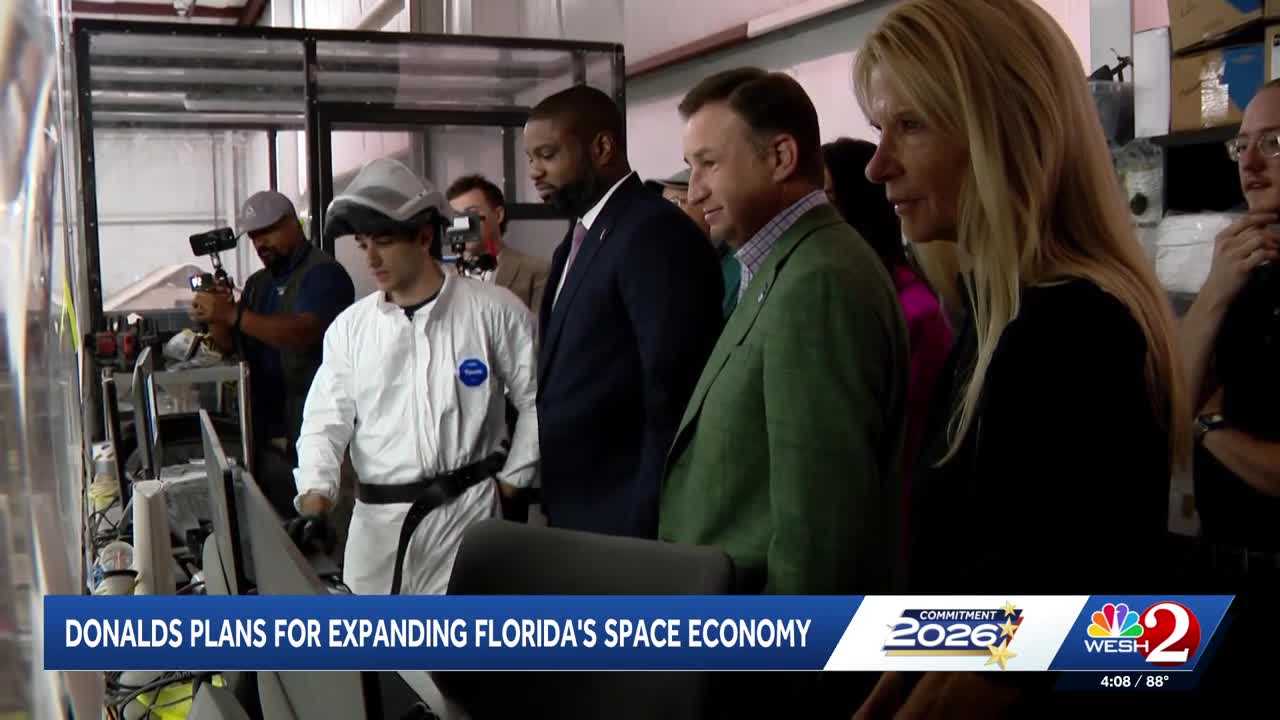 Byron Donalds lays out plans to expand Florida's space economy if elected governor — WESH 2 Orlando, Lake Mary Community news