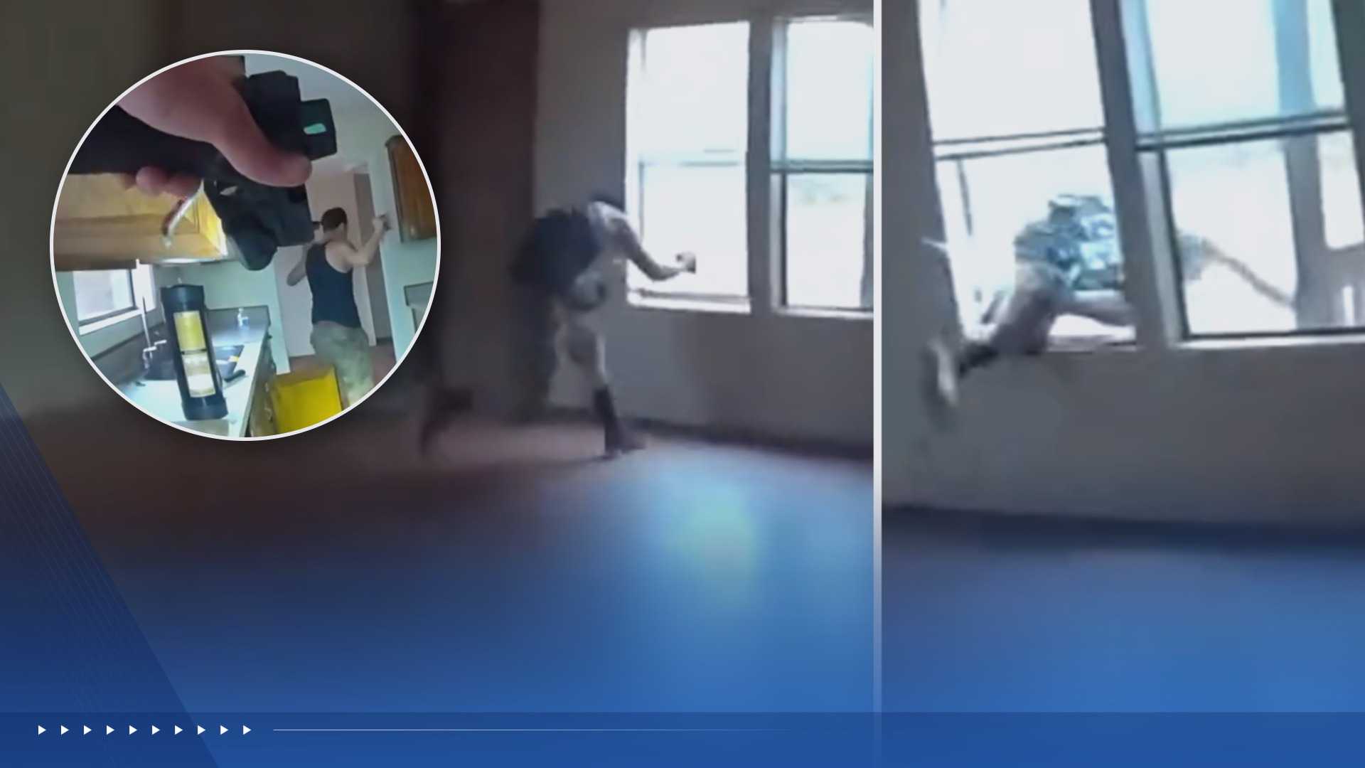 WATCH: Suspect dives through closed window to escape deputy during home burglary — WESH 2 Orlando, Lake Mary Community news