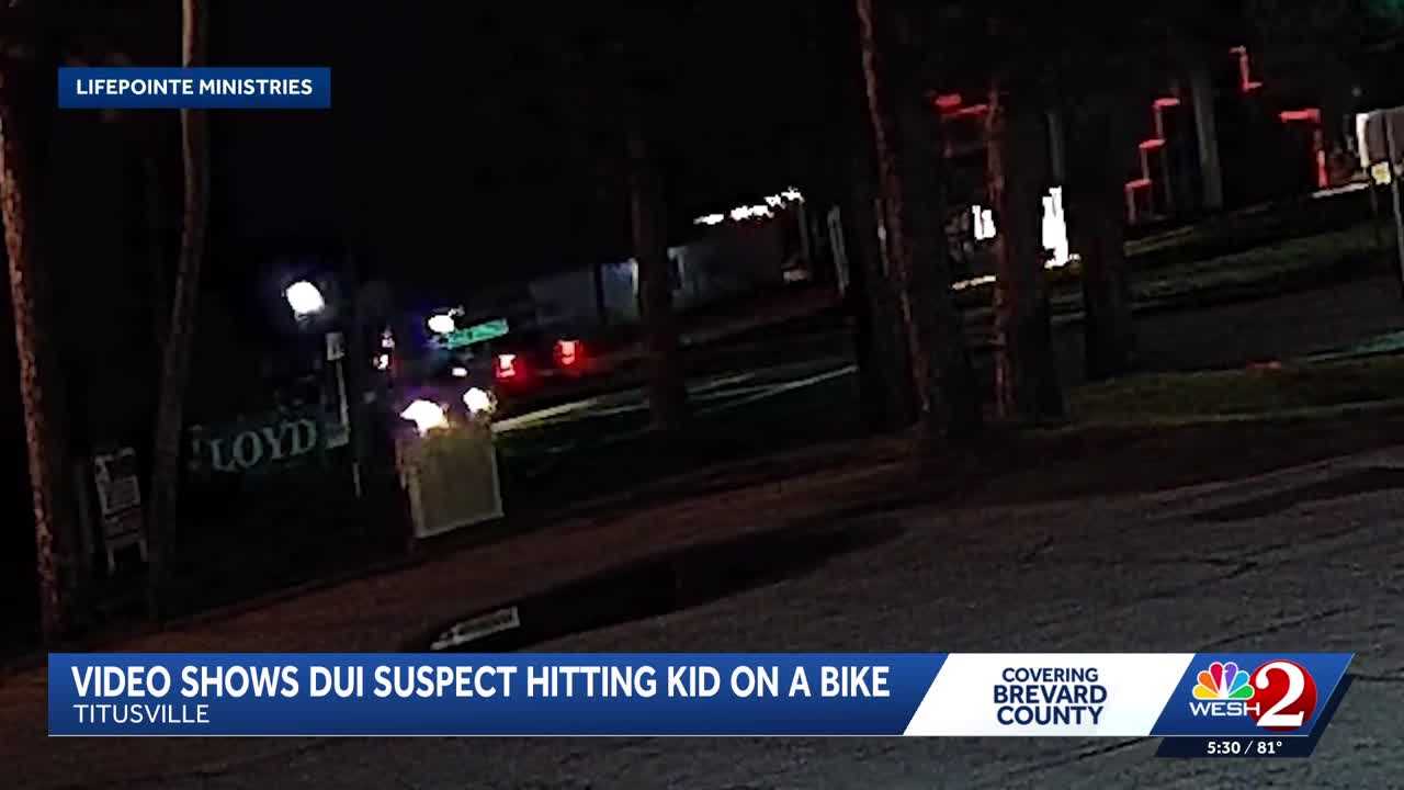 New video shows DUI suspect hit kid on bike in Titusville — WESH 2 Orlando, Lake Mary Community news