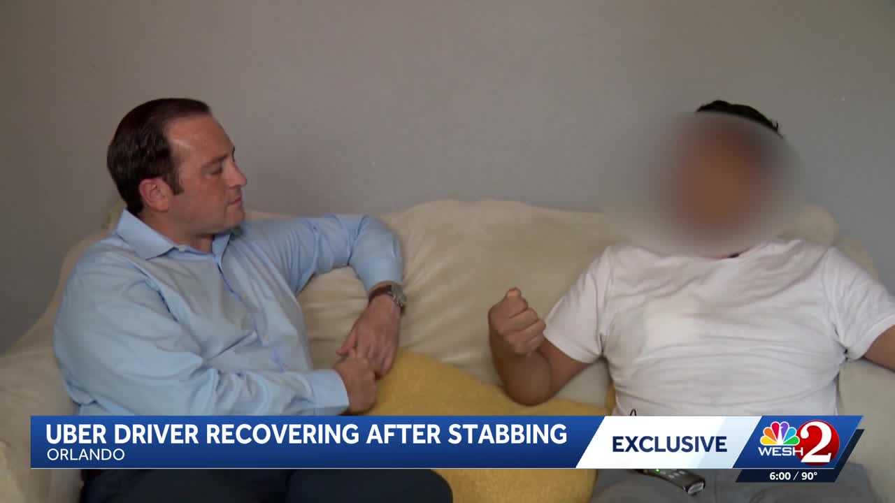 'He wanted my heart': Orlando Uber driver recovering from stabbing attack — WESH 2 Orlando, Lake Mary Health news