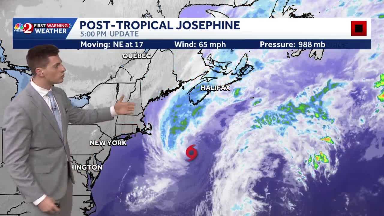 Josephine become post-tropical; continues to move away from US coast — WESH 2 Orlando, Lake Mary Community news