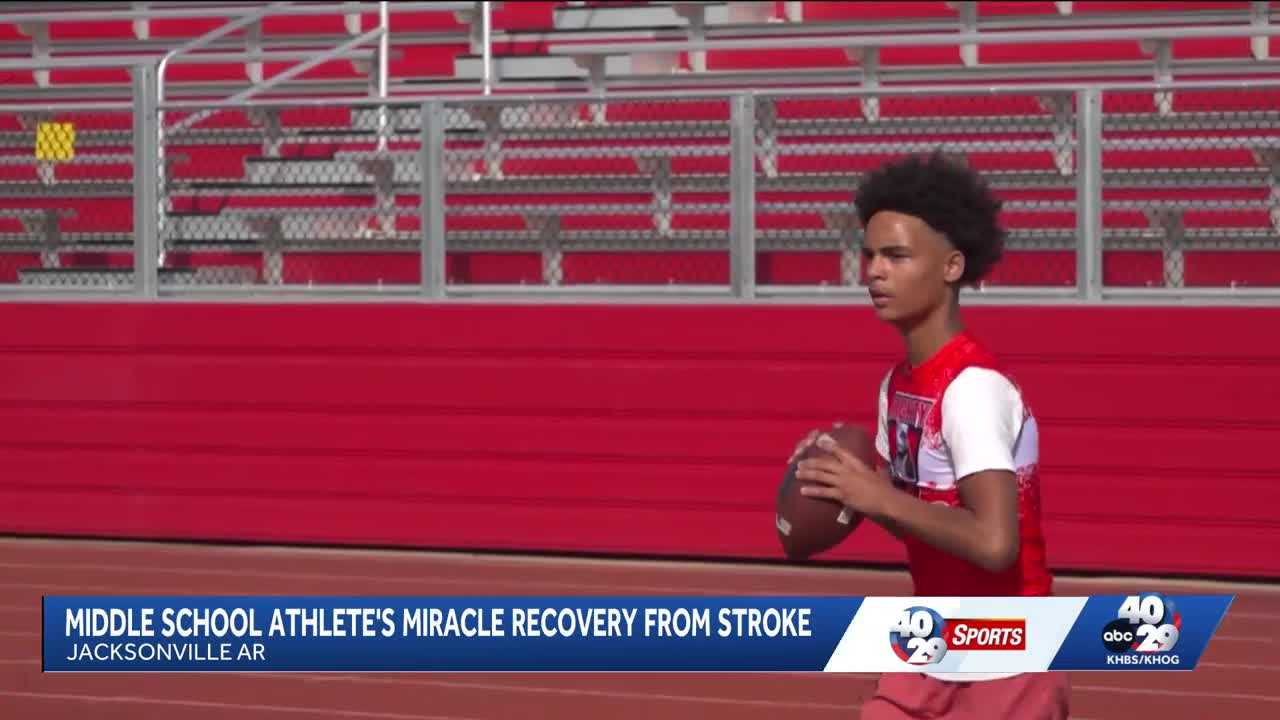 12-year-old football player recovering after spinal cord stroke — WESH 2 Orlando, Lake Mary Sports news