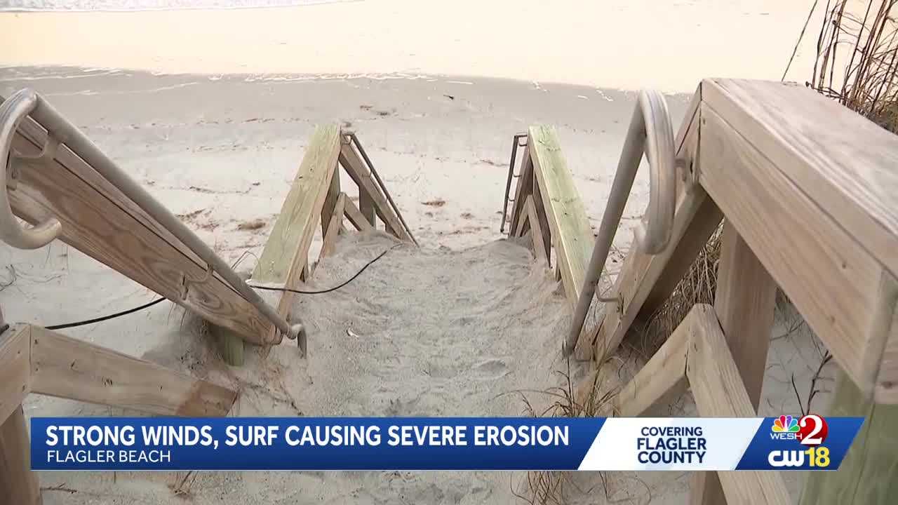 Flagler County coastline sees significant erosion due to recent strong winds, surf — Lake Mary Community news