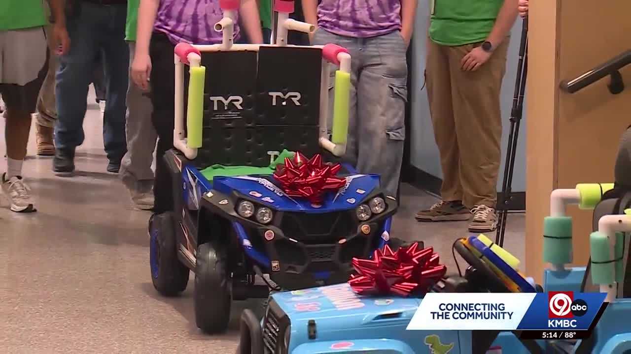 High school robotics students modify 6-volt toy cars for children with mobility challenges — WESH 2 Orlando, Lake Mary Schools news