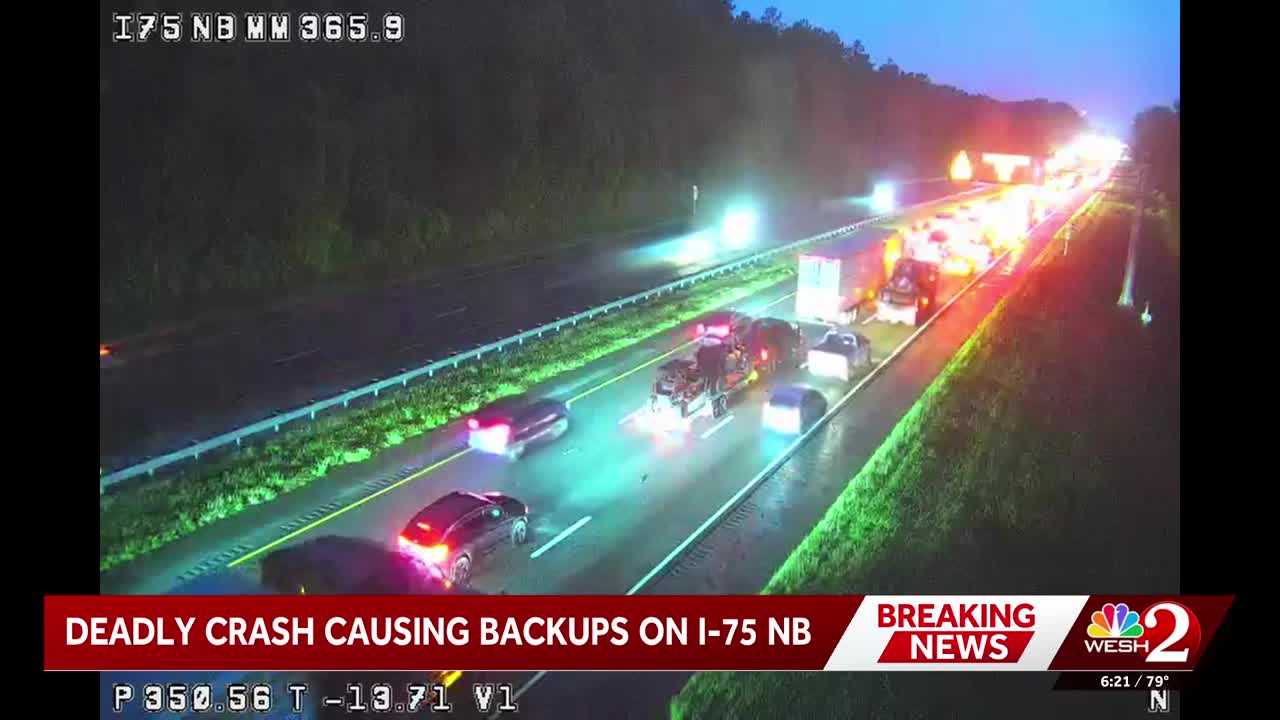 Deadly crash causing backups on I-75 northbound in Marion County — WESH 2 Orlando, Lake Mary Community news