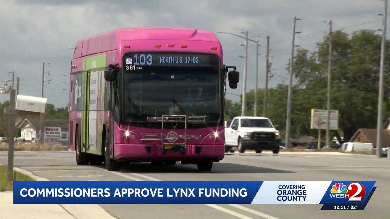 Orange County approves $109M in funding for Lynx transit — WESH 2 Orlando, Lake Mary Government news