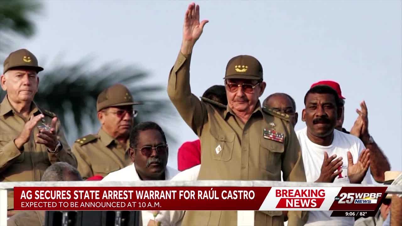 Florida attorney general announces arrest warrant for Raul Castro in Miami — WESH 2 Orlando, Lake Mary Community news