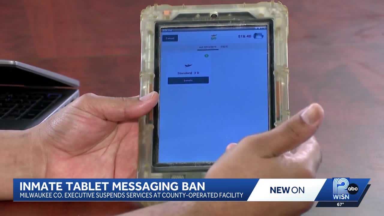 Milwaukee County Sheriff's Office suspends messaging feature on jail tablets — WISN 12 Milwaukee, Lake Mary Community news