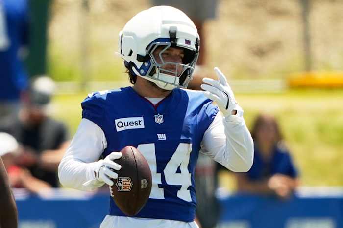 Giants running back Cam Skattebo is ready to play football and take a break from backflips — ClickOrlando Sports, Lake Mary Health news