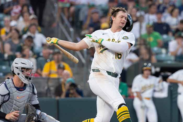 A's slugger Nick Kurtz will see a specialist about his injured right thumb — ClickOrlando Sports, Lake Mary Sports news