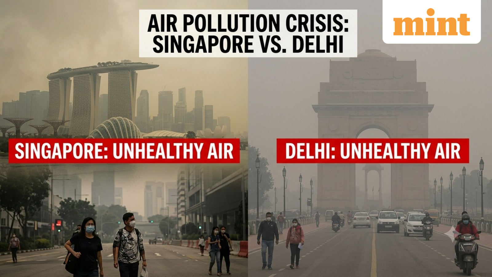 Delhi braces for GRAP curbs as AQI soars; Singapore battles wildfire haze. How do the two compare? — Mint India, Lake Mary Technology news